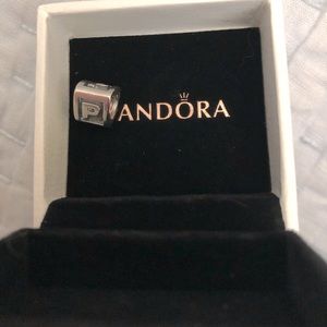 Pandora Authentic Vintage Letter P Charm